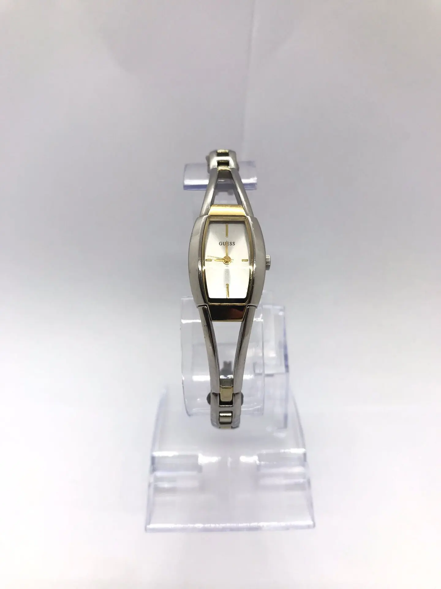 GUESS TWO-TONE GOLD PLATED LADIES QUARTZ WATCH